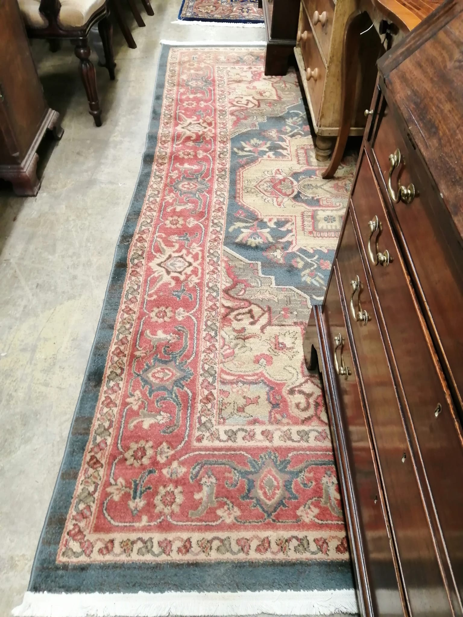 A modern Persian style polychrome carpet, 275 x 185cm